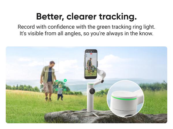 Insta360 Flow 2 Pro Standard Bundle - Foldable AI Phone Gimbal, Track in 200+ Apps with Apple DockKit, Multi-Person Tracking, 360º Pan Tracking, Built-in Tripod/Selfie Stick, iPhone/Android Portable Stabilizer