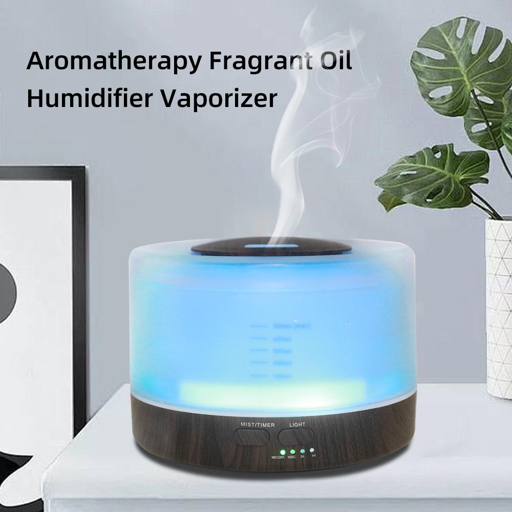 Essential Oil Diffuser 8-Hour Aromatherapy with Remote Control, 7-Color LED Lights, 4 Timer Settings for Home Smart Aromatherapy Diffuser Smart Fragrance Diffuser humidifier Drop Ultrasonic Diffuser auto-off to Medium Humidifier huni di cool mist air
