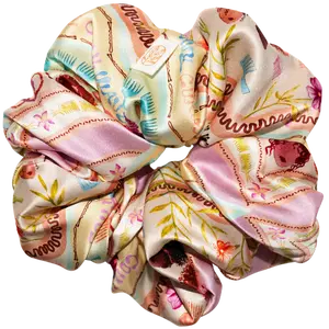 Curls Everywhere Silk Scrunchie
