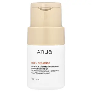Anua Rice Enzyme Brightening Cleansing Powder, Rice + Ceramide, 1.41 oz (40 g)
