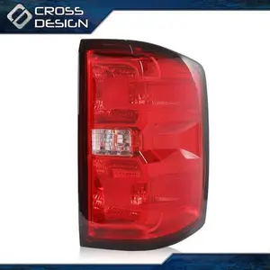 CROSSDESIGN Tail Light Brake Lamp Right Passenger Side Fit For 2014-18 Chevy Silverado 1500