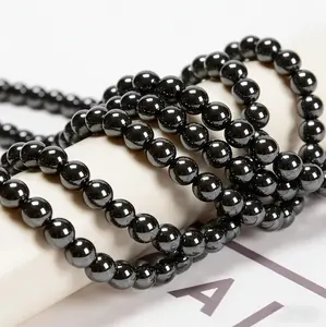 Gray Hematite Smooth Round Beads 2mm 3mm 4mm 6mm 8mm 10mm 12mm 15.5" Strand