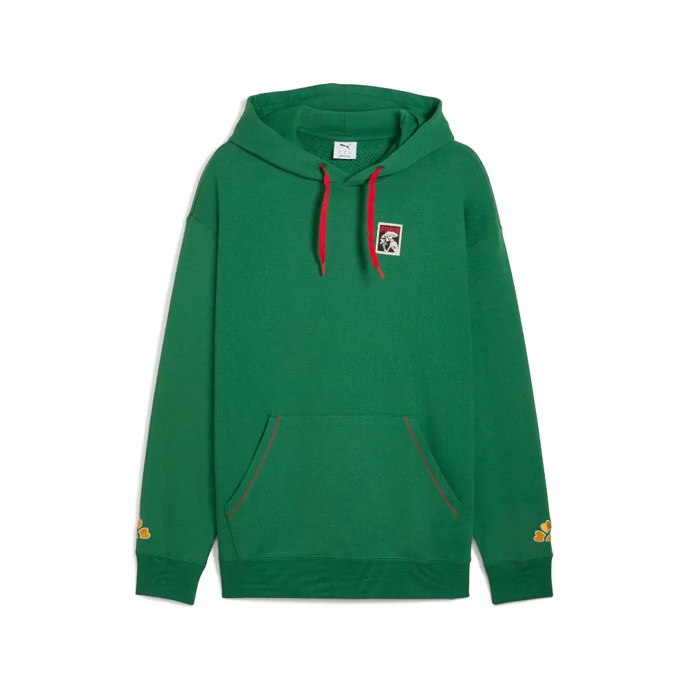 PUMA Mens Wardrobe Essentials Dia De Muertos Hoodie Casual Outerwear Casual - Green