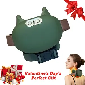 Valentine's Day gifts Shoulder Massager Electric Cervical MassagerBionic Hand Heating Wireless Portable 3DKneading Massage for Neck Shoulders & HandsUnisex Lightweight & Adjustable Speed Settings