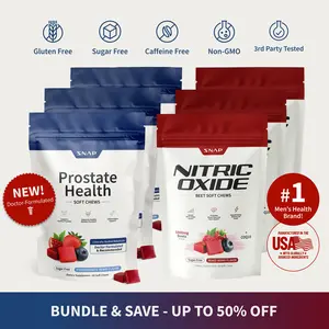 NEW! 3x Prostate Health & Nitric Oxide Chews - Inflammation Support - Urinary & Bladder Function - Supports Blood Flow & Energy - Male Reproductive Health - Antioxidants - Supports Healthy DHT levels - Mixed Berry Flavor - Medicinal Mushrooms & Botanicals