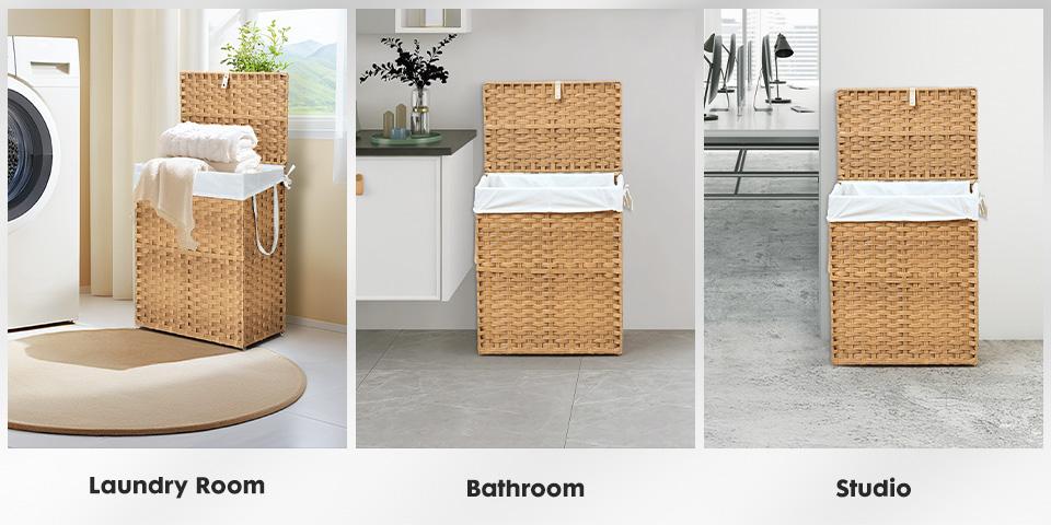 Sweet Furniture F - Laundry Hamper–Large Capacity Clothes Basket with Lid, Foldable Laundry Bin –Durable & Stylish Storage Organizer Sweet Furniture F - Laundry Hamper–Large Capacity Clothes Basket with Lid, Foldable Laundry Bin –Durable & Stylish Storage Organizer