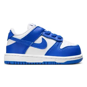 Toddler's Nike Dunk Low White/Hyper Royal-Hyper Royal (FB9107 131)