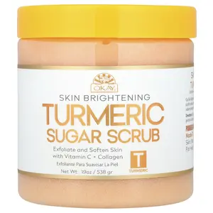Okay Pure Naturals Skin Brightening, Sugar Scrub, Turmeric , 19 oz (538 g)