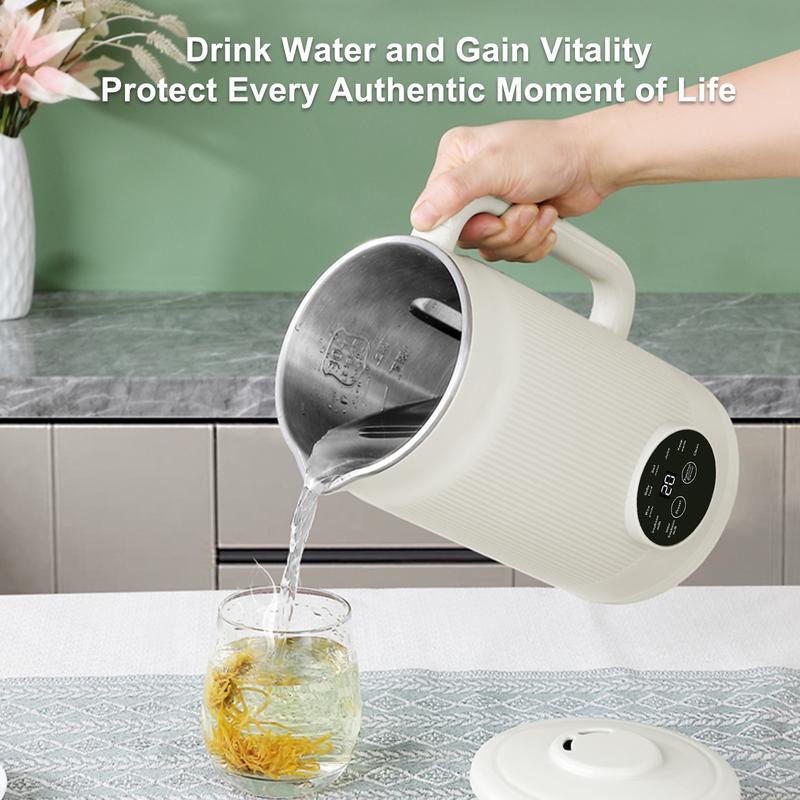 Boyuevi Nut milk maker, 8-in-1 self-made automatic plant, Soy, Almond, Oat, Coconut Milk, etc., multi-functional