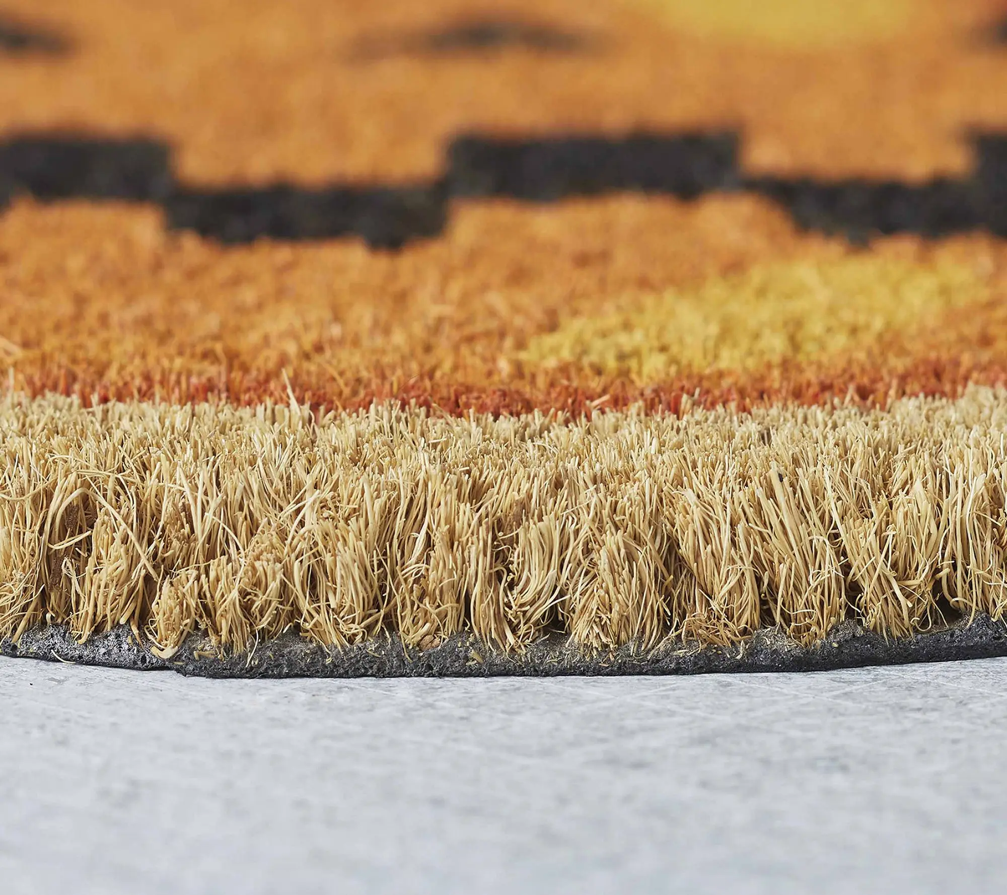 VCNY Home Multicolor Three Pumpkins Halloween Coir Doormat