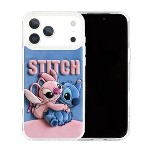 Disney Stitch Phone Case - Durable Plastic Cover with Vibrant Stitch Design for Disney Fans - Perfect Gift for Friends and Family