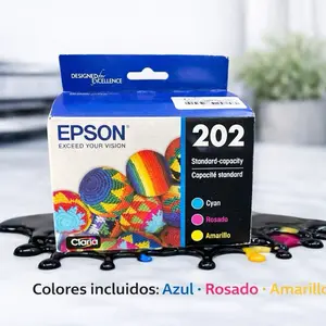 Original Epson 202 Ink Cartridges – Claria Ink (CMY)