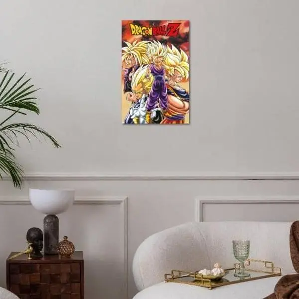 (Poster) Drag0n Ball1 Z Poster, Saiyans1.Anime Wall Art Poster, Gift For Fans