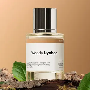 Woody Lychee, Dossier, Women Perfume, Eau de Parfum, 50ml, Lychee, Rhubarb, Raspberry, Rose, Violet, Magnolia, Vanilla Woody Lychee, Dossier, Women Perfume, Eau de Parfum, 50ml, Lychee, Rhubarb, Raspberry, Rose, Violet, Magnolia, Vanilla