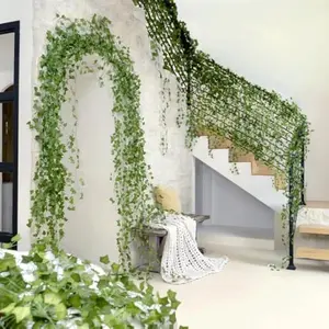 24 Pack 168Ft Artificial Ivy Fake Vines,Ivy Garland Greenery Garland Fake Hanging Plants Vines Aesthetic Green Leaves for Bedroom Wedding Party Garden Wall Room Decor