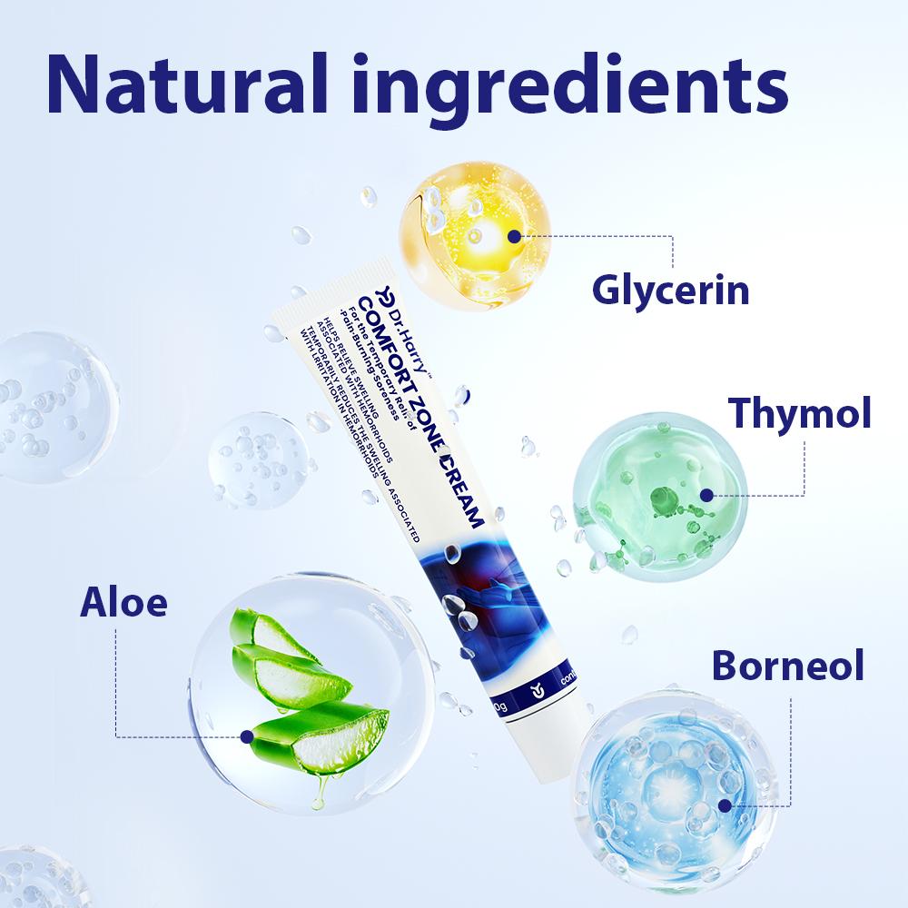 DR.HARRY 03 Intimate Comfort Cream - Enhanced with Borneol, Thymol & Aloe Vera for Daily Comfort