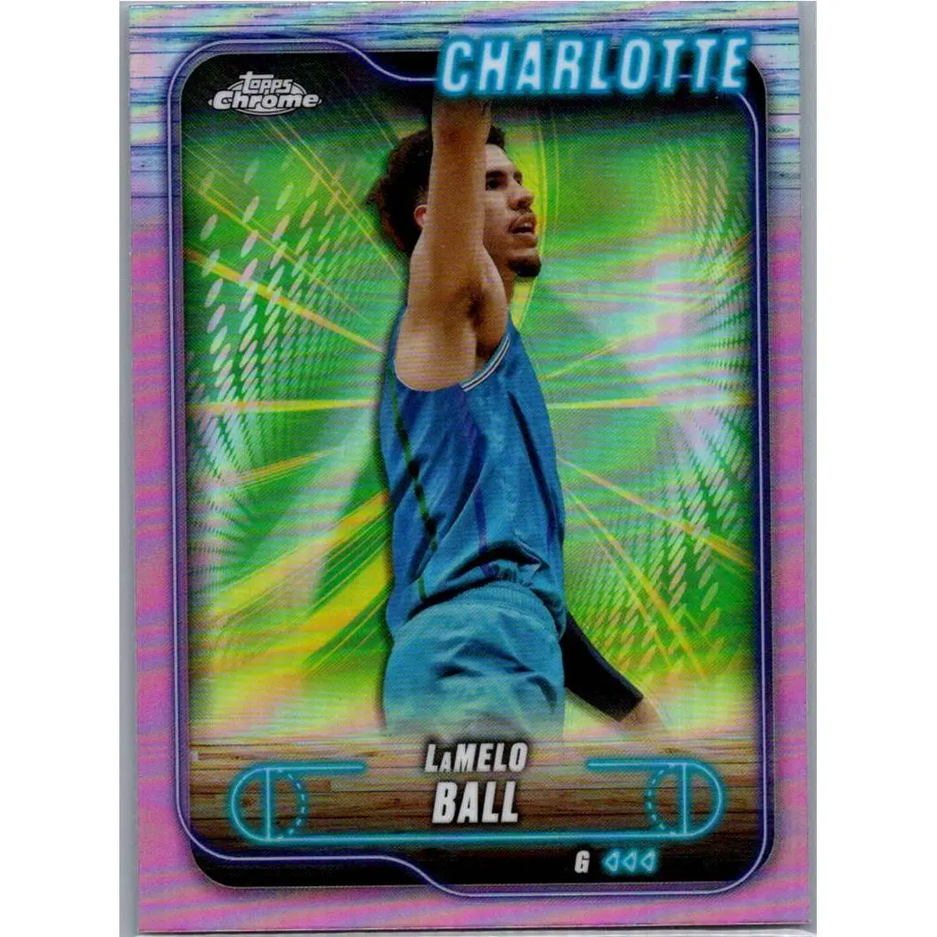 2024-25 Topps Chrome #3 LaMelo Ball Pink Refractor