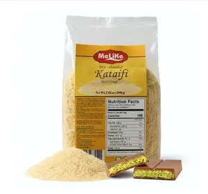 MELIKE Dried & Chopped Kataifi Shredded Fillo Dough 7oz (200g). dried Kadayif Pastry Dough, Ingredient for The Viral Dubai Chocolate Bar, Shredded Phyllo, Kunafa, Knafeh, Kataifi