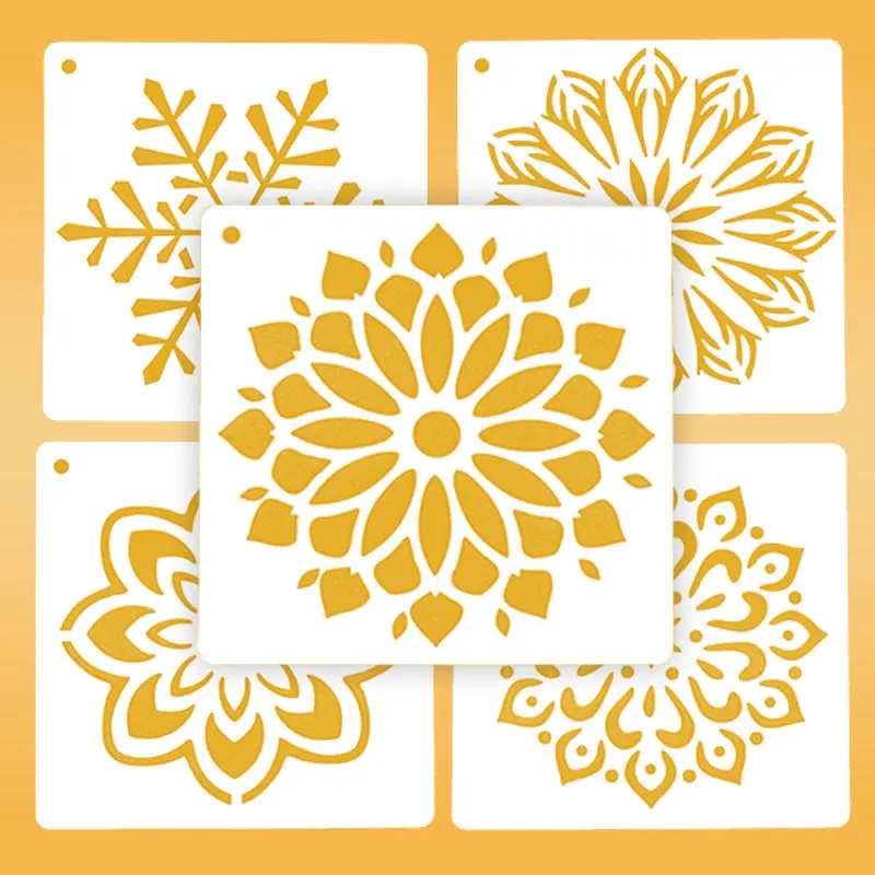 Mandala Stencil Set (5 pcs) Mandala Stencil Set (5 pcs)