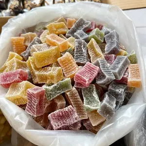 Fruit-Flavored Candied Sea Moss 1.1lb- Mứt Rong Sụn Vị Trái Cây Ít Ngọt 500g - Sweet Snack