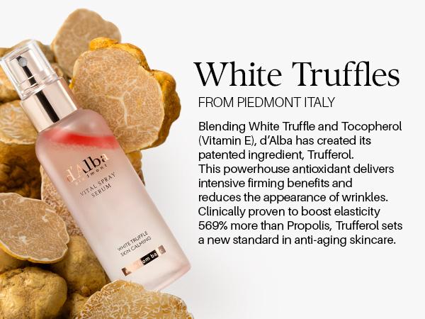 [OFFICIAL d'Alba] White Truffle Vital Spray Serum - Calming Skincare Facial Spray - Refreshing and Hydrating Mist Spray for Face (3.38 fl oz)
