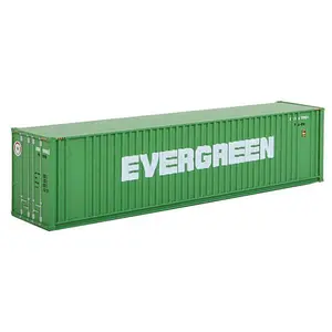 Walthers SceneMaster 949-8802 40' Hi Cube Ribbed Side Container - Assembled -- Evergreen, N Scale
