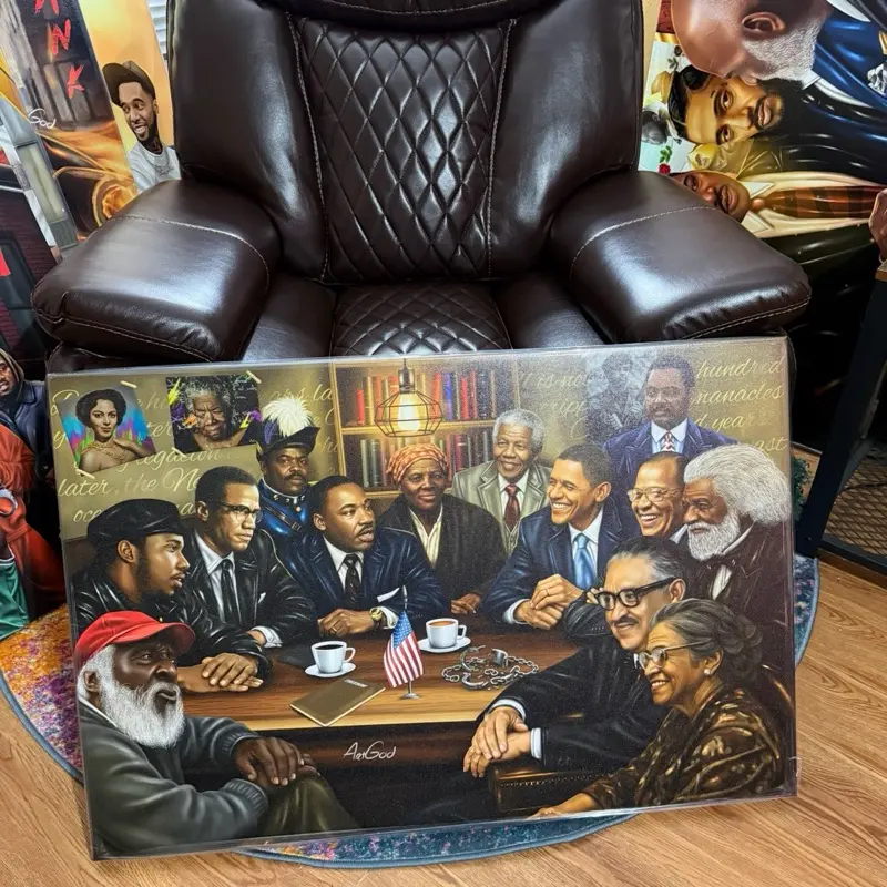 Black Excellence Canvas Cultural Art Piece High-Quality Wall Decoration with Artistic Print, Ready-to-Hang, Black Excellence Canvas Cultural Art Piece High-Quality Wall Decoration with Artistic Print, Ready-to-Hang,