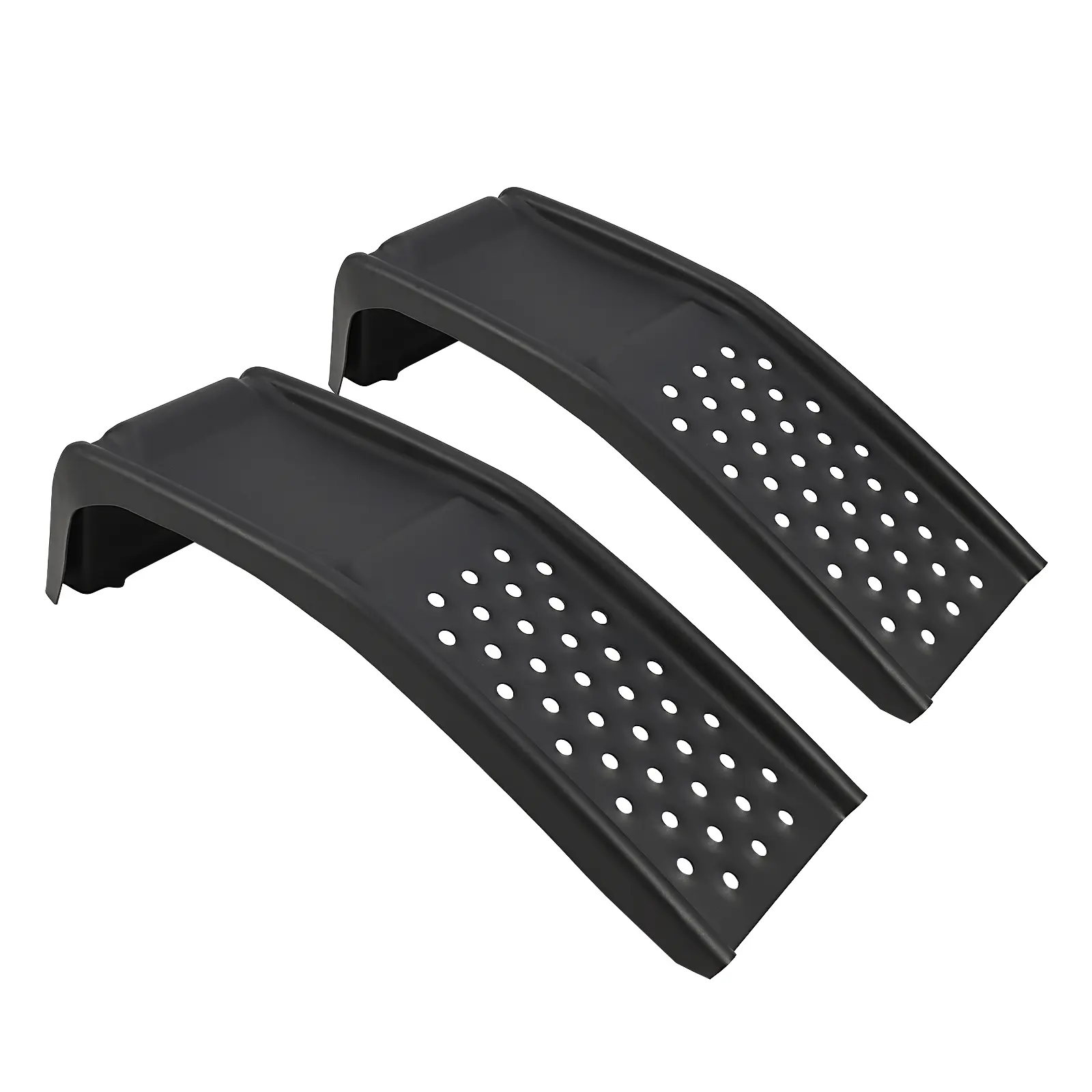 Garvee 2 Pack Heavy Duty Solid Steel Car Ramps - 2000 lbs Each Ramp, 4000 lbs Total Capacity, 8-Inch Lift Height, Non-Slip, Easy Lift, High Load Capacity Durable Steel Construction for Automotive Garage Service, Oil Changes