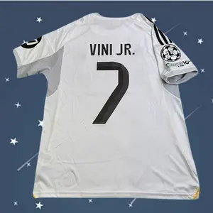 25 26 Home Vini JR 7# Short sleeve Soccer jerseys