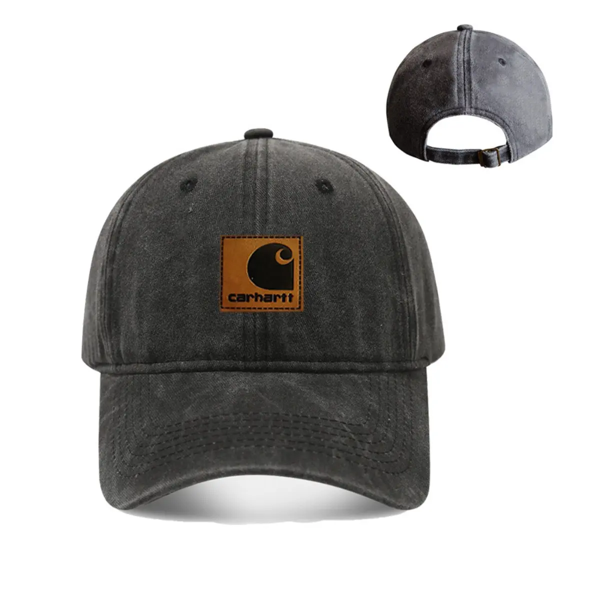 Carhartt Unisex Adjustable Baseball Cap, Urban Outdoor Sport Truck Driver Fishing Hat