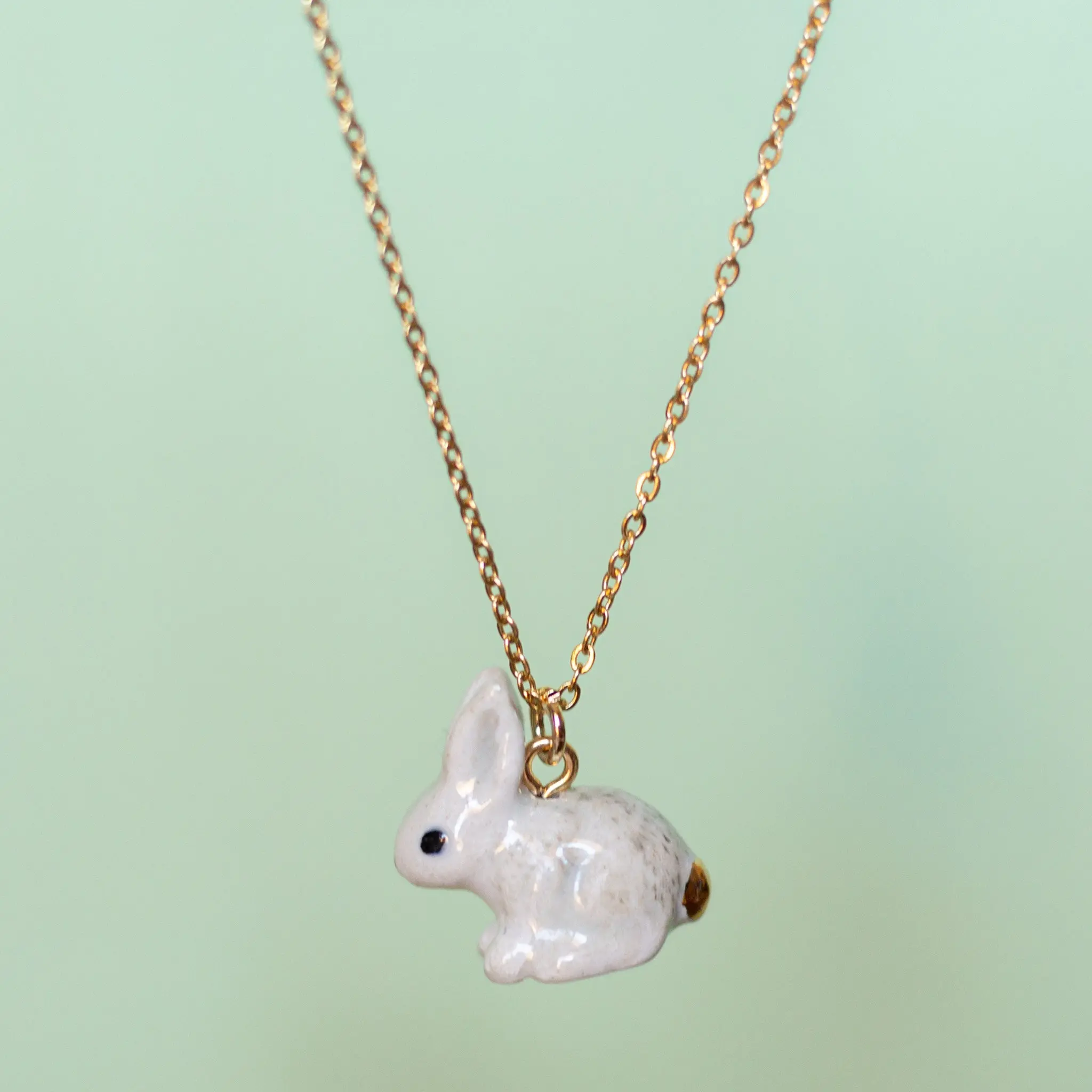 Goldentail Rabbit Necklace