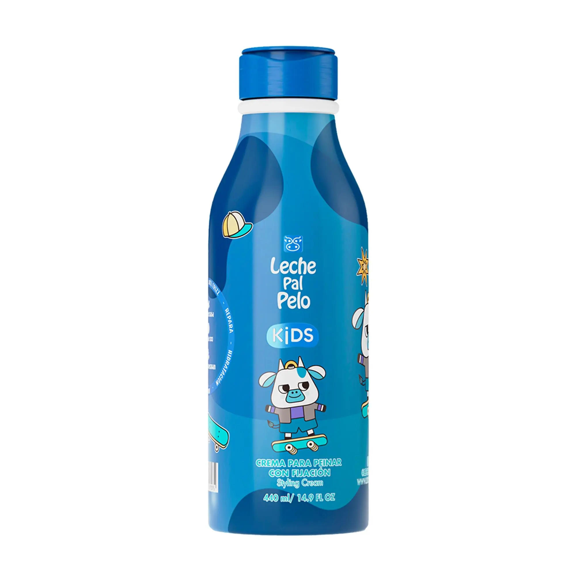 Leche Pal Pelo Kids - Styling Cream With Hold - Easy Combing Hair Cream - Frizz Control Hair Care Products - Hydrates With Coconut Milk - 14.9 oz
