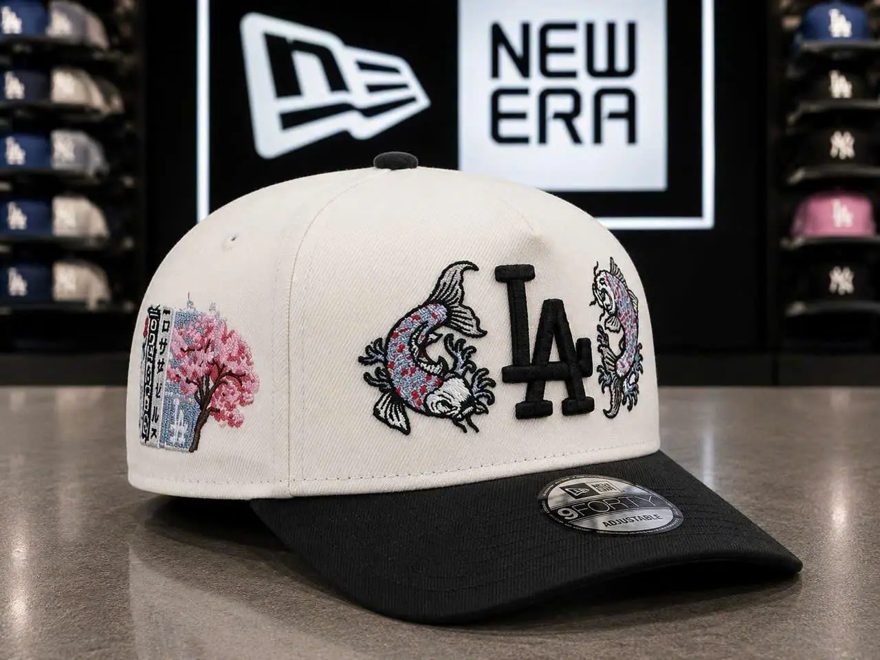 New Era MLB Los Angeles Dodgers Street Fashion Cap – 59FIFTY Fitted Snapback Baseball Hat, 9FORTY Adjustable Fit, Unisex Urban Streetwear Look, Trending TikTok USA 2026