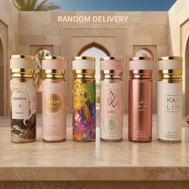 Women's Arabian Fragrance Spray - 8.4oz, 1PCS Random Option, Rich Oriental Scent, Travel-Friendly, Exquisite Special Occasion Gift