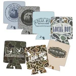 Local Boy Outfitters Neoprene Drink Koozie Cover for Cold Beverages