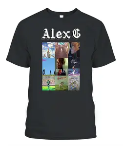Alex G Album Cover Collection Gift For Fans T-Shirt Size S-6XL, All Colors, Gift for Women Men, Made In USA, US Size S-6XL, 100% cotton, Classic Fit, Unisex T-Shirt