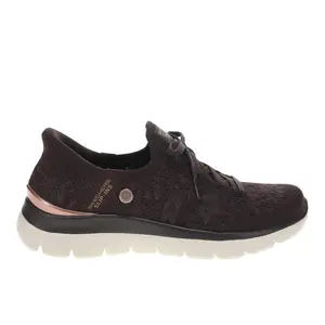 Skechers Womens Skechers Slip-Ins X Martha Stewart Summits Floral Dreams Sneakers Shoes Casual - Brown