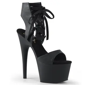 Pleaser Adore-700-14 Women's Lace Platform Sandals, Stiletto Heel Footwear