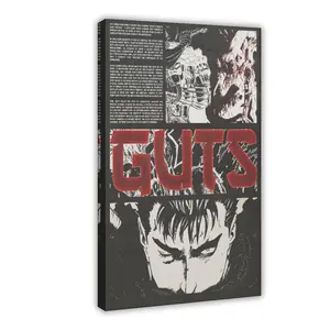 Guts from Berserk X Fhd Wall Decor Wall Hangings Museum Poster Print
