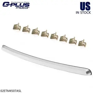 Hood Molding Trim Chrome Fit For 07-2013 GMC Sierra 1500 2500 3500 GM1235109