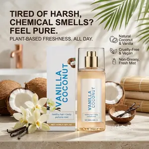 Vanilla Coconut Fragrance Mist Long Lasting Fresh Romantic Portable  Unique Charm Viral Aesthetic Daily Refresh perfume essence mini scent floral elegant scentual fruit