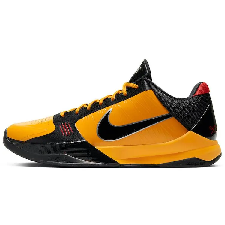 Nike Zoom Kobe 5 Protro 'Bruce Lee' 2020 Classic Sneaker, Detailed Heel Tab, True to Size, Iconic Silhouette, Iconic Design, Responsive, Translucent Sole, Zoom Cushion, Collectors, Leather Upper, Low Top Silhouette