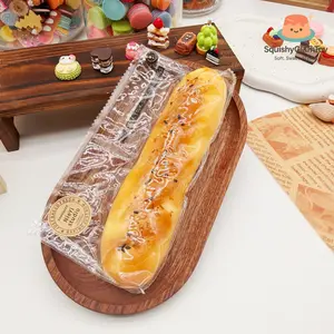 SquishyGlamToy Pepper Salt Bread Stick Squishy  Bakery Bread Style | Savory Bread Design | Taba Squishy | Soft Slow Rising