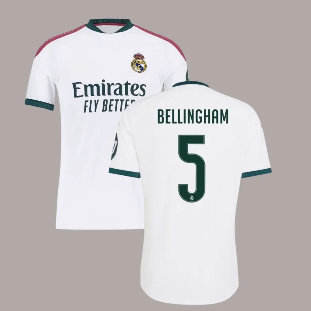 Jude Bellingham #5 Real Madrid Jersey 2026-2027 – Men's Soccer Shirt, La Liga Football Supporter Apparel