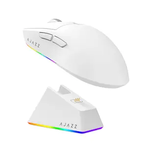 [New Year Sale] ajazz  AJ139 V2 MC Tri-Mode Connected gaming Mouse, PAW3311 Sensor, 1000hz Return Rate, 500mAh Battery Lasting Life office setup