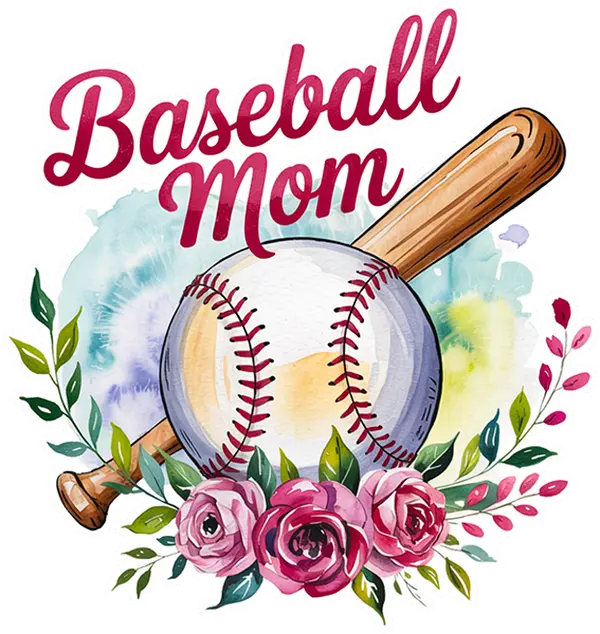 DTF Transfer – HZ Baseball Mom Multi Sizes