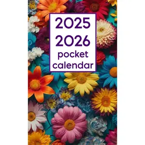 Pocket Calendar 2025-2026: Small Size | 2 Year | Monthly Pocket Planner and Agenda Paperback – September 4, 2024