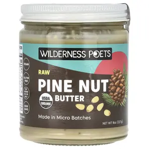 Wilderness Poets Raw Pine Nut Butter, 8 oz (227 g)