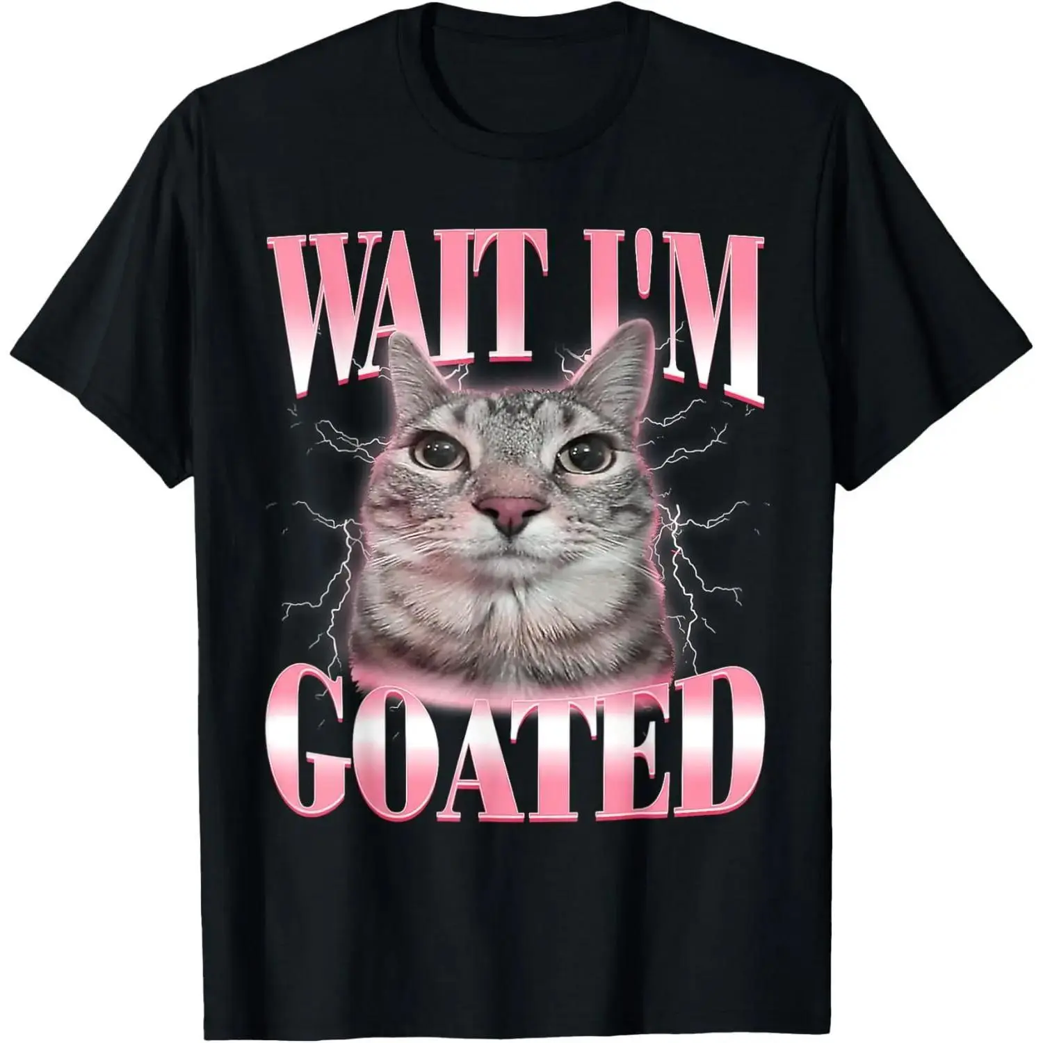 Hilarious Silly Cat Brainrot Meme TShirt for Men Women and Kids