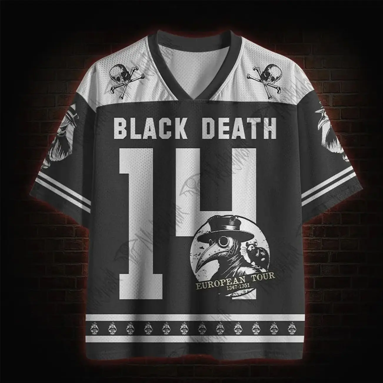Black Death European Tour Mesh Jersey B3I